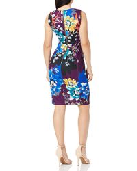 Calvin klein floral scuba dress Clearance
