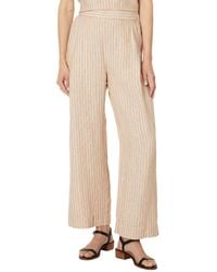 Madewell - Pull-on Straight Crop Pants In Cotton-linen Blend - Lyst