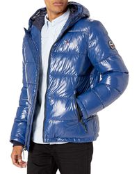 tommy hilfiger men's classic hooded puffer winter jacket
