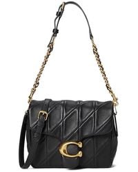 COACH - Times Square Tabby Shoulder Bag With Quilting Shoulder Handbags, Leather/Nappa/Textile - Lyst