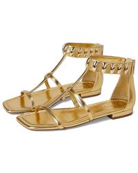 Jessica Simpson - Elusta Studded T-Strap Sandals Sandals, Rubber/Synthetic - Lyst
