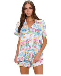 Show Me Your Mumu - Sunday Morning Pj Set Pajama Sets, Polyester/Spandex - Lyst