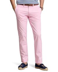 Polo Ralph Lauren - Stretch Slim Fit Washed Chino Pants Casual Pants, Cotton - Lyst