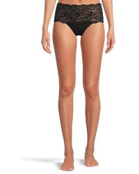 Hanky Panky - Silky Skin High Rise Panty Underwear, Cotton/Lace/Lycra - Lyst