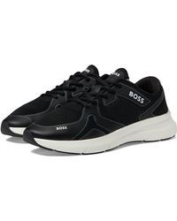 BOSS - Owen Running Style Mix Materal Sneakers - Lyst