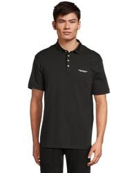 ARMANI EXCHANGE - Slim Fit Milano/New York Logo Polo Clothing, Cotton - Lyst