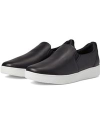 Fitflop - Rally Leather Slip-on Skate Sneakers - Lyst
