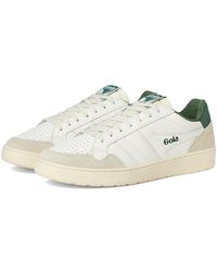 Gola - Leather Lace-Up Eagle Sneakers - Lyst
