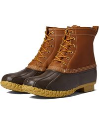L.L. Bean - Bean Boot 8 Leather Primaloft Flannel Lined - Lyst