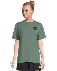 The North Face - Short Sleeve Box Half Dome T-Shirts Short Sleeve Pullover, Cotton - Lyst