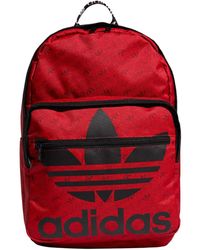 adidas trefoil backpack red