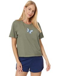 Life Is Good. - Butterfly Flutter Short Sleeve Boxy Crusher Tee - Lyst