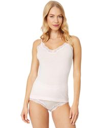 Only Hearts - Organic Cotton Lace Trimmed Cami - Lyst