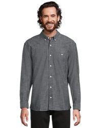 L.L. Bean - Comfort Stretch Chambray Shirt, Traditional Untucked Fit, Long-Sleeve Jacket, Cotton - Lyst