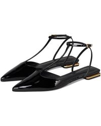 SCHUTZ SHOES - Allure T Flat Dress Flat Shoes, Leather - Lyst