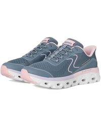 Skechers - Glide Step Sole Hands Free Slip-Ins Shoes Slate/Taupe 7 B - Lyst