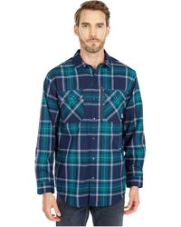men's burton brighton tech insulated flannel
