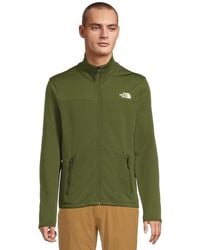 The North Face - Cedar Trail Grid Fleece Full Zip Jacket Coat, Fleece/Polyester - Lyst