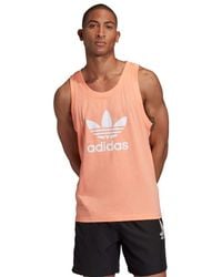 adidas originals trefoil mesh tank top