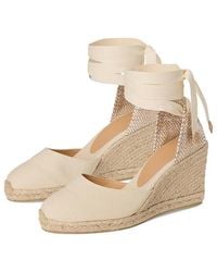 Castañer - Carina 80 Wedge Espadrille (Ivory) Shoes - Lyst