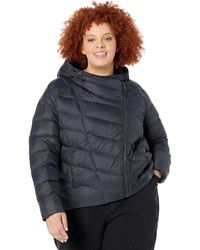 Calvin klein performance plus size asymmetrical shop puffer jacket
