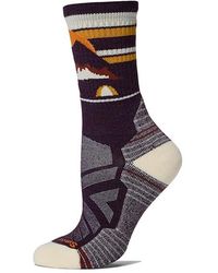 Smartwool - Hike Light Cushion Mountain Moon Crew No Show Socks Shoes Lg Shoe 10-12.5) Merino/Nylon - Lyst