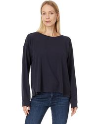 Eileen Fisher - Crew Neck Box Top (Nocturne) Clothing - Lyst
