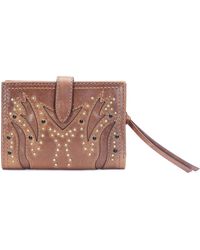 Frye - Shelby Studded Small Wallet - Lyst