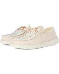 HEYDUDE - Wendy Funk Crafted Tweed Shoes, Textile - Lyst