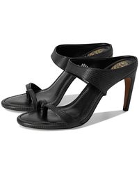 Vince Camuto - Brisa Toe Loop High Heel Mule Sandals Sandals, Leather - Lyst