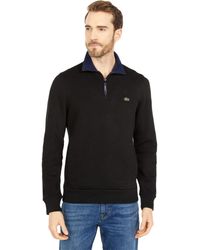 half zip sweatshirt lacoste