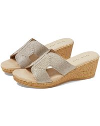David Tate - Vibe (Wheat Rayon Fabric) Sandals - Lyst