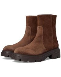 Stuart Weitzman - Hudson Lite Zip Bootie Boots, Leather - Lyst