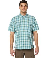 L.L. Bean - Comfort Stretch Chambray Shirt Short Sleeve Traditional Fit Plaid - Lyst