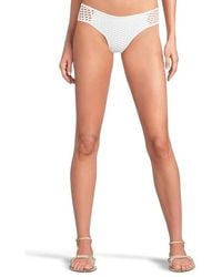 Becca - Castaway Adela Textured Hipster Bottom Swimwear, Nylon/Spandex - Lyst