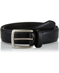 Columbia Trinity Logo Belt - Casual Dress With Single Prong Buckle For Jeans Khakis - Black