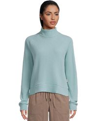 The North Face - Long Sleeve Mock Neck Chabot Clothing, Cotton - Lyst