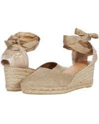Castañer - Carina 60Mm Wedge Espadrille Shoes, Canvas - Lyst