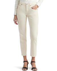 Lauren by Ralph Lauren - Relaxed Tapered Ankle Jeans - Lyst