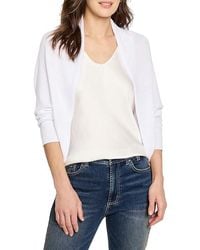 NIC+ZOE - Cotton Cashmere Shrug Cardigan Sweater Md (Us 8-10) Cashmere/Cotton/Nylon - Lyst