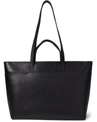 Madewell - The Zip-top Essential Tote In Leather - Lyst