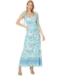 Lilly Pulitzer - Kailua Smocked Maxi Dress (Resort Just A Pinch Engineered Knit Dress) Dress - Lyst