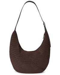 Madewell - Essentials Curve Shoulder Shoulder Handbags, Leather/Suede - Lyst