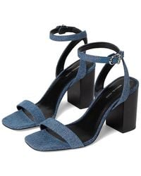 MICHAEL Michael Kors - Merriam Block Heel Sandals, Leather/Rubber - Lyst
