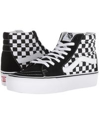 Vans Canvas Sk8-hi Platform 2.0 in White - Save 52% | Lyst