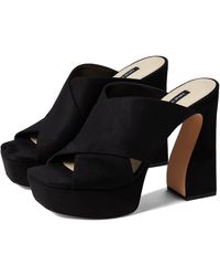 NEW Womens NINE WEST NW7 Pirova Black Sandals Shoes 