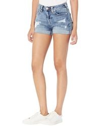 black true religion shorts womens