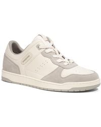 COACH - C201 Mixed Material Sneaker - Lyst