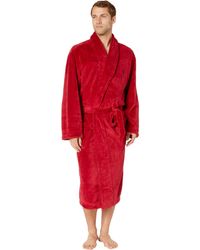 Polo Ralph Lauren - Microfiber Plush Long Sleeve Shawl Collar Robe - Lyst