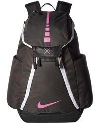 black and pink nike elite bag